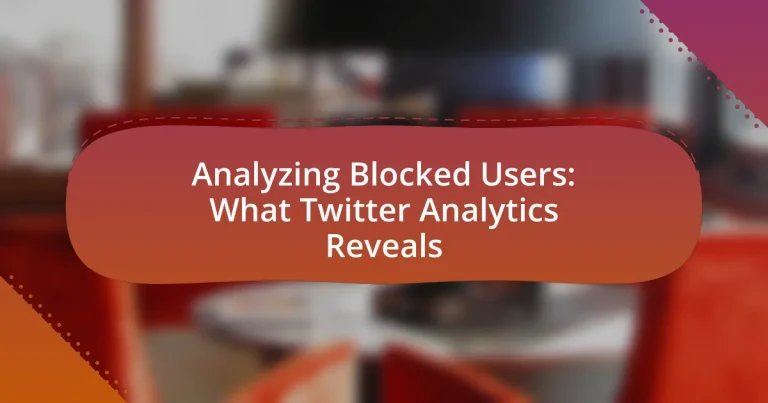Analyzing Blocked Users: What Twitter Analytics Reveals
