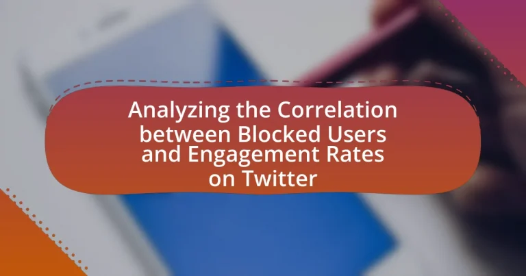 Analyzing the Correlation between Blocked Users and Engagement Rates on Twitter