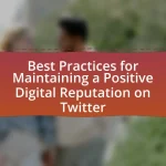 Best Practices for Maintaining a Positive Digital Reputation on Twitter