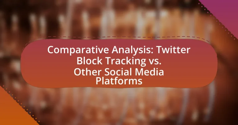 Comparative Analysis: Twitter Block Tracking vs. Other Social Media Platforms