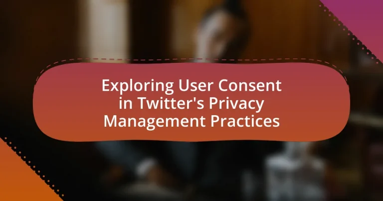 Exploring User Consent in Twitter’s Privacy Management Practices