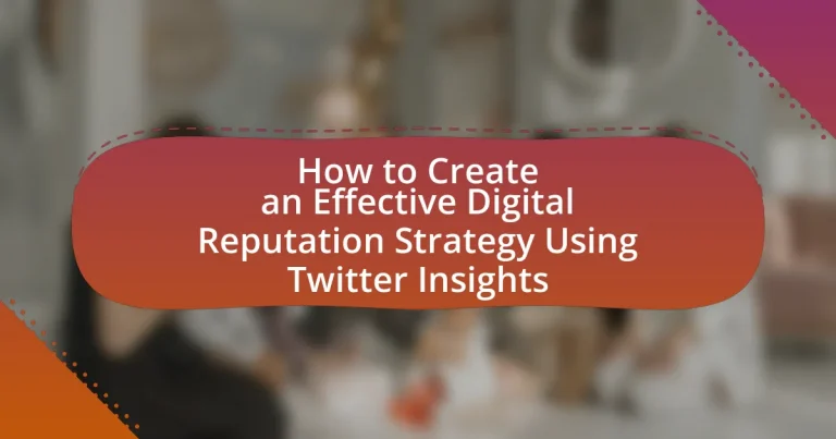 How to Create an Effective Digital Reputation Strategy Using Twitter Insights
