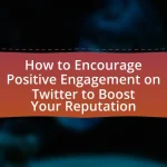 How to Encourage Positive Engagement on Twitter to Boost Your Reputation