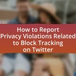 How to Report Privacy Violations Related to Block Tracking on Twitter