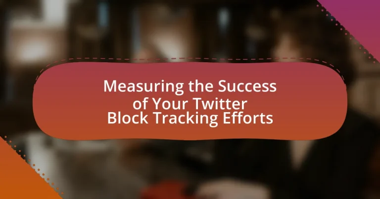 Measuring the Success of Your Twitter Block Tracking Efforts