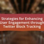 Strategies for Enhancing User Engagement through Twitter Block Tracking