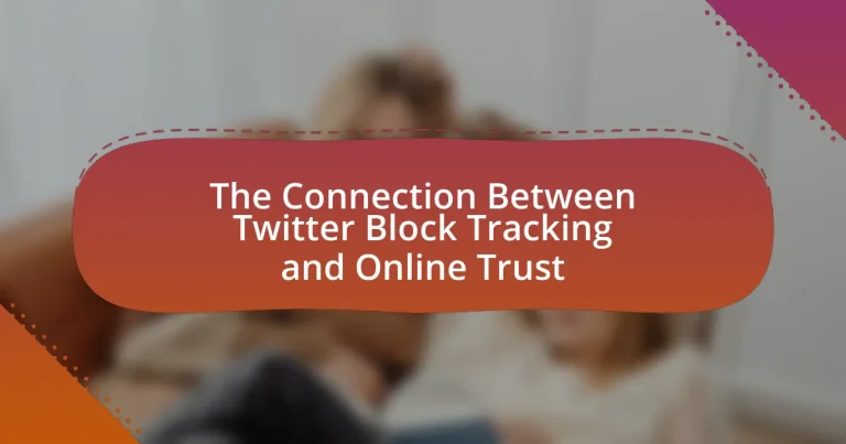 The Connection Between Twitter Block Tracking and Online Trust