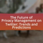 The Future of Privacy Management on Twitter: Trends and Predictions