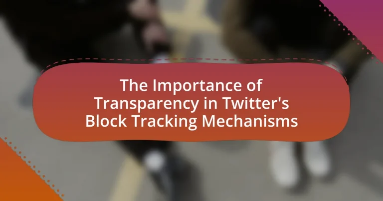 The Importance of Transparency in Twitter’s Block Tracking Mechanisms