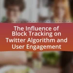 The Influence of Block Tracking on Twitter Algorithm and User Engagement