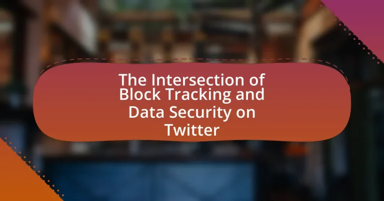 The Intersection of Block Tracking and Data Security on Twitter