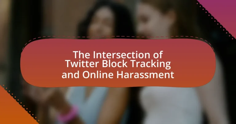 The Intersection of Twitter Block Tracking and Online Harassment
