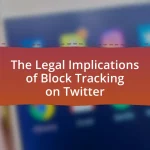 The Legal Implications of Block Tracking on Twitter