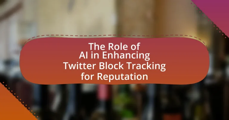 The Role of AI in Enhancing Twitter Block Tracking for Reputation