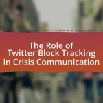 The Role of Twitter Block Tracking in Crisis Communication