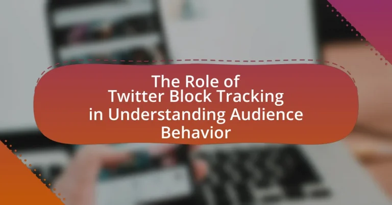 The Role of Twitter Block Tracking in Understanding Audience Behavior
