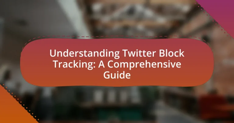 Understanding Twitter Block Tracking: A Comprehensive Guide