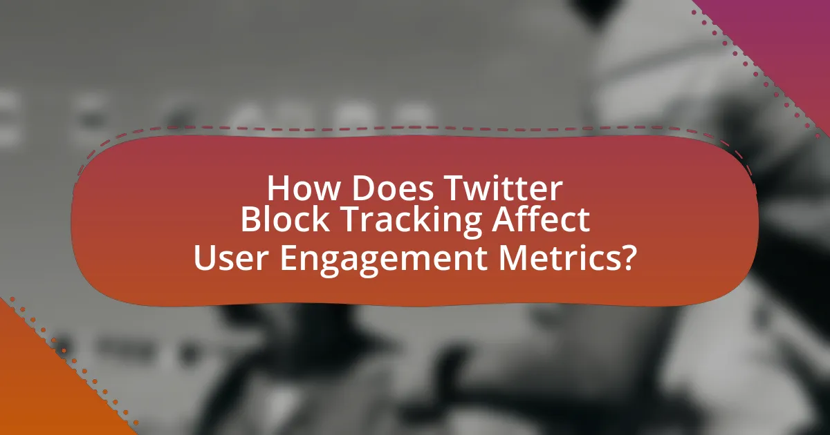 How Does Twitter Block Tracking Affect User Engagement Metrics?