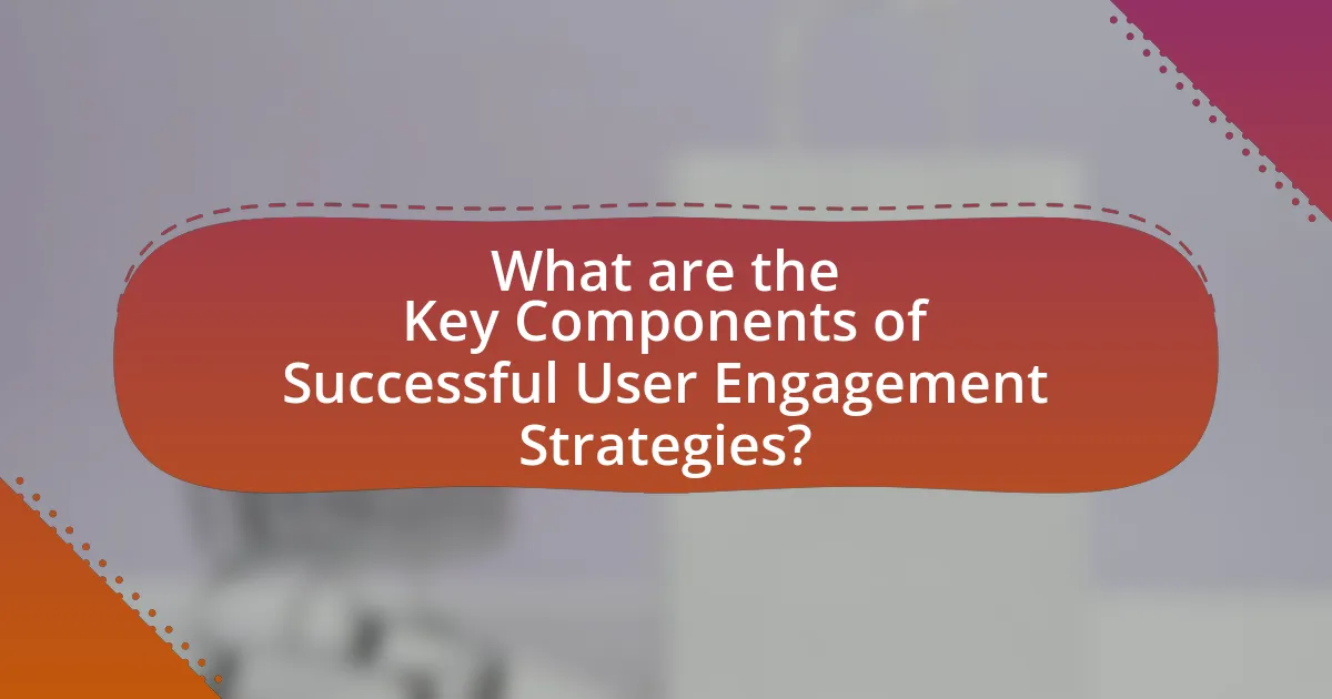 What are the Key Components of Successful User Engagement Strategies?