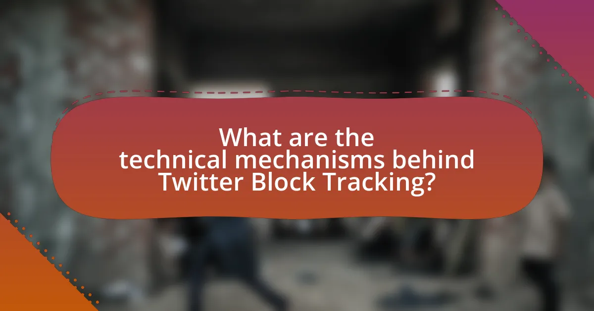 What are the technical mechanisms behind Twitter Block Tracking?