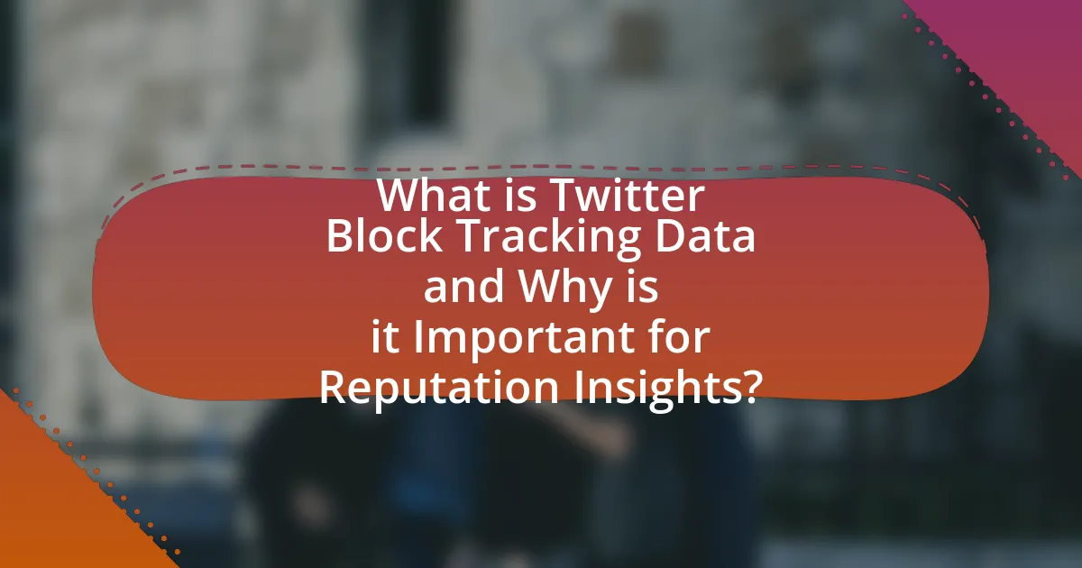 What is Twitter Block Tracking Data and Why is it Important for Reputation Insights?