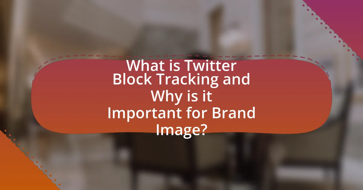 What is Twitter Block Tracking and Why is it Important for Brand Image?