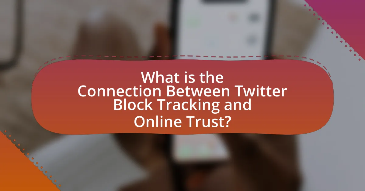 What is the Connection Between Twitter Block Tracking and Online Trust?