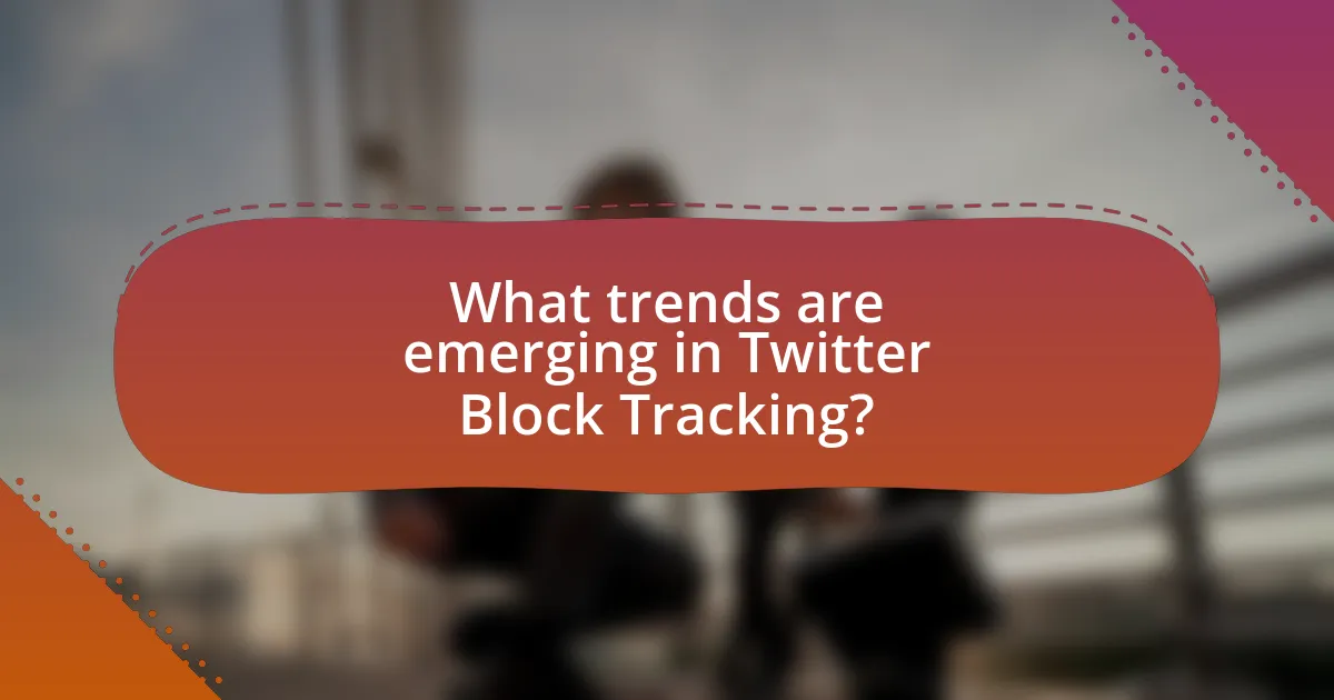 What trends are emerging in Twitter Block Tracking?